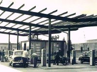 Benzinska postaja Siget oko 1960. godine